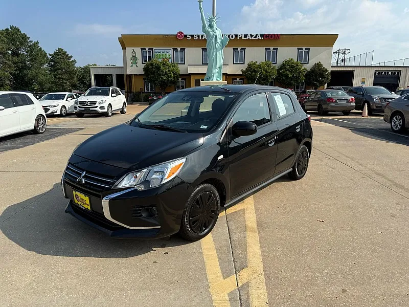 Black 2022 Mitsubishi Mirage ES CVT for sale in Saint Charles, MO