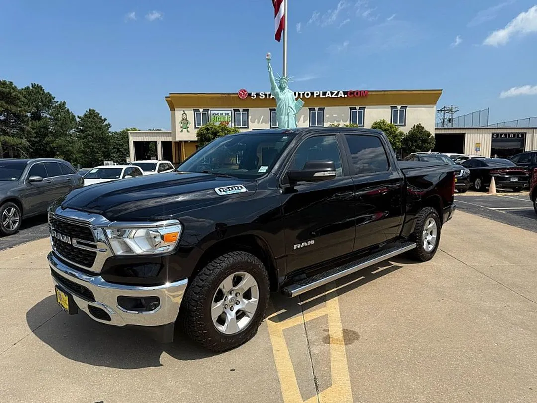 Black 2022 Ram 1500 Lone Star Crew Cab 5'7" Box for sale in Saint Charles, MO