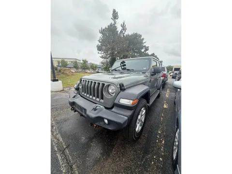 Gray 2021 Jeep Wrangler Unlimited Sport 4x4 for sale in Saint Charles, MO