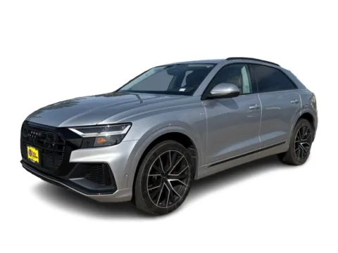 Silver 2022 Audi Q8 Premium Plus 55 TFSI quattro for sale in St. Louis, MO