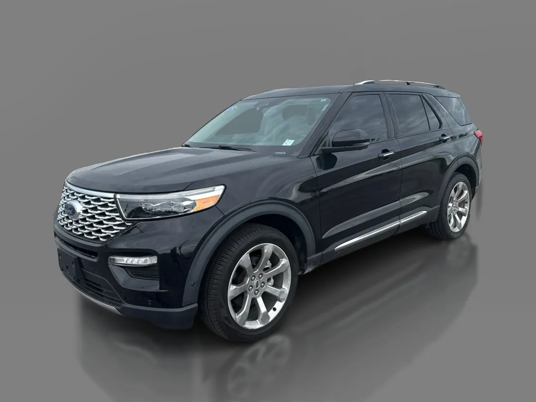 Black 2020 Ford Explorer 4d SUV 4WD Platinum 3.0L EcoBoost for sale in St. Louis, MO