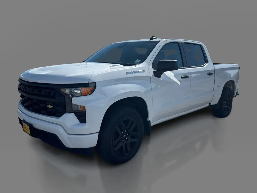 White 2024 Chevrolet Silverado 1500 Crew Cab 147" Custom for sale in St. Louis, MO