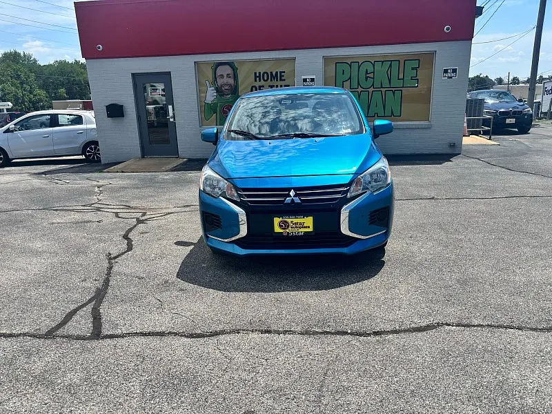 Blue 2022 Mitsubishi Mirage ES CVT for sale in St. Louis, MO