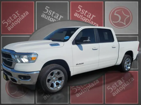 White 2022 Ram 1500 Big Horn Crew Cab 5'7" Box for sale in St. Louis, MO
