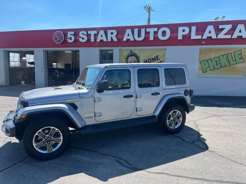 Photos of 2020 Jeep Wrangler Unlimited 4d SUV 4WD Sahara for sale in St. Louis, MO at 5 Star Auto Plaza - St. Louis
