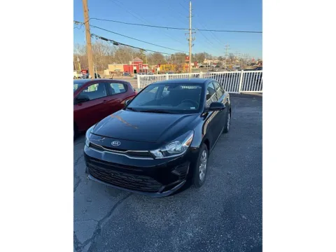 Black 2021 Kia Rio S IVT for sale in St. Louis, MO