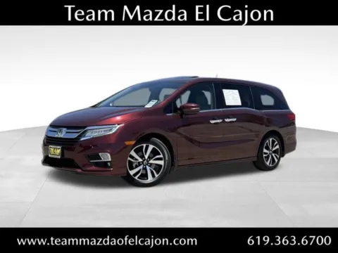 Red 2018 Honda Odyssey Elite for sale in El Cajon, CA
