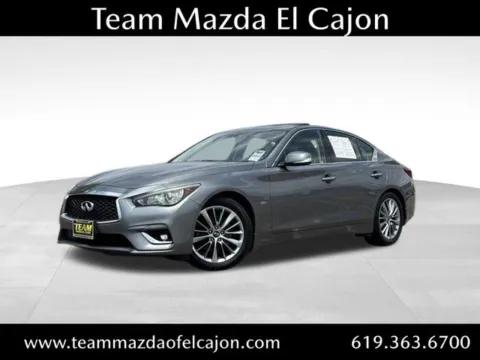 Gray 2018 INFINITI Q50 3.0t LUXE for sale in El Cajon, CA