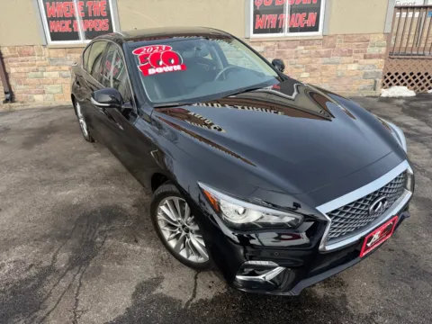 Another view of 2023 INFINITI Q50 LUXE-AWD for sale in Merrillville, IN at Ride Time Auto Finance Merrillville