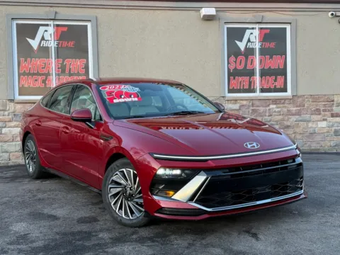 Photos of 2024 HYUNDAI SONATA HYBRID SEL for sale in Merrillville, IN at Ride Time Auto Finance Merrillville