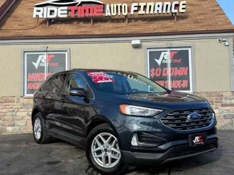 Blue 2022 FORD EDGE SEL for sale in Merrillville, IN