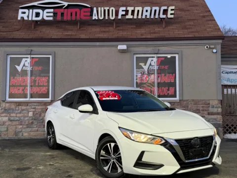 White 2022 NISSAN SENTRA SV for sale in Merrillville, IN