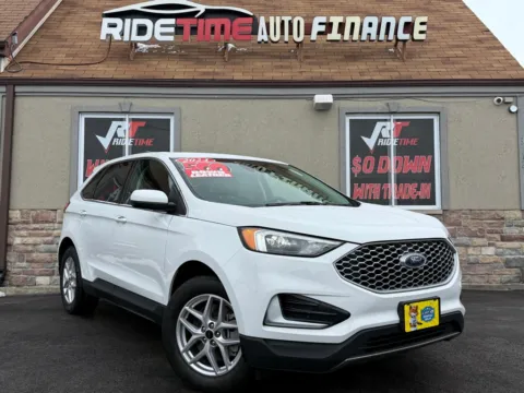 White 2024 FORD EDGE SEL-AWD for sale in Merrillville, IN