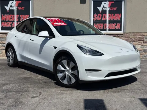 Photos of 2021 TESLA MODEL Y LONG RANGE-FULL SELF DRIVING for sale in Merrillville, IN at Ride Time Auto Finance Merrillville