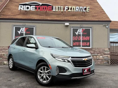 Blue 2022 CHEVROLET EQUINOX LT for sale in Merrillville, IN