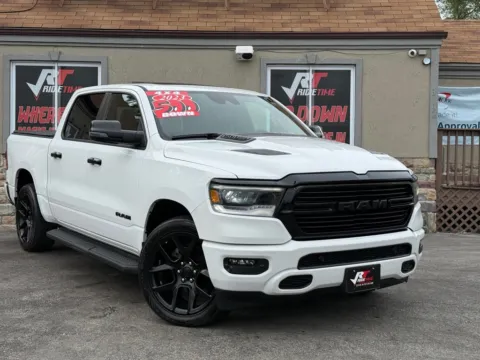 Photos of 2023 RAM 1500 LARAMIE 4X4 for sale in Merrillville, IN at Ride Time Auto Finance Merrillville