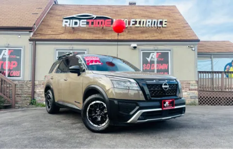 Beige 2023 NISSAN PATHFINDER ROCK CREEK 4WD for sale in Merrillville, IN