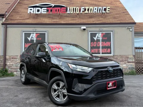 Black 2024 TOYOTA RAV4 HYBRID-AWD XLE for sale in Merrillville, IN