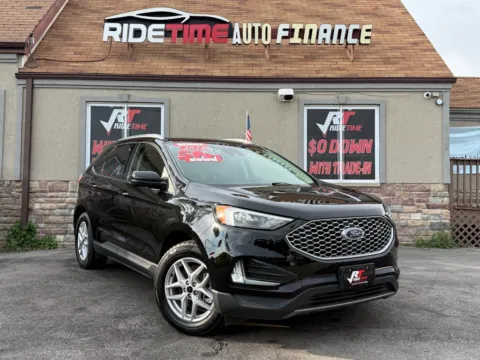 Black 2024 FORD EDGE SEL - AWD for sale in Merrillville, IN