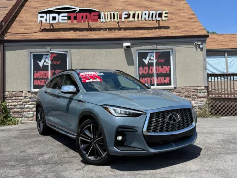 Gray 2025 INFINITI QX55 SENSORY - AWD for sale in Merrillville, IN