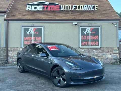 Blue 2023 TESLA MODEL 3 LONG RANGE - AWD for sale in Merrillville, IN