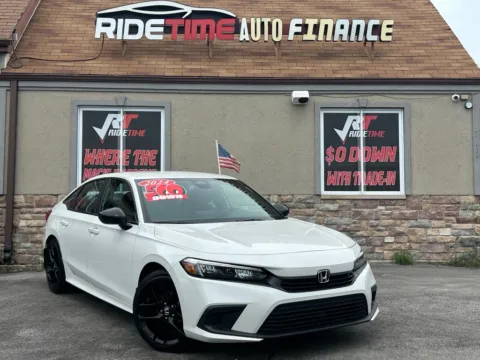 White 2024 HONDA CIVIC SPORT for sale in Merrillville, IN