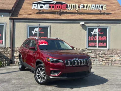 Red 2020 JEEP CHEROKEE LATITUDE PLUS - AWD for sale in Merrillville, IN