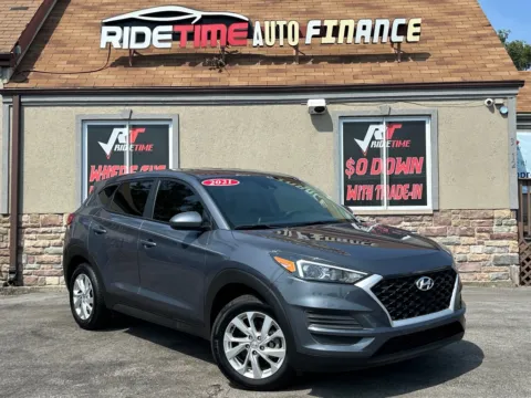 Gray 2021 HYUNDAI TUCSON SE for sale in Merrillville, IN