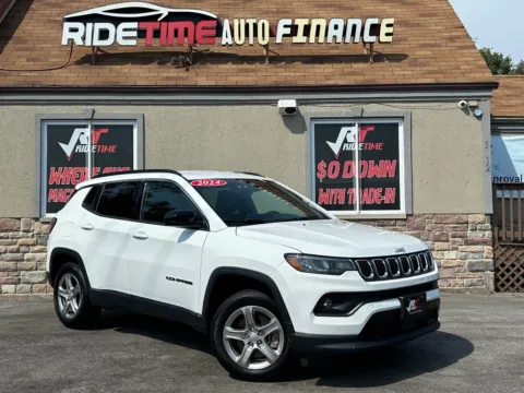 White 2024 JEEP COMPASS LATITUDE - 4X4 for sale in Merrillville, IN