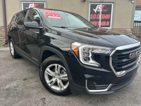 Photos of 2023 GMC TERRAIN SLE for sale in Merrillville, IN at Ride Time Auto Finance Merrillville