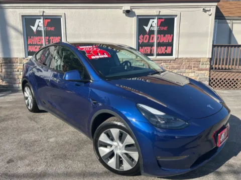 Another view of 2023 TESLA MODEL Y LONG RANGE - AWD-FULL SELF DRI for sale in Merrillville, IN at Ride Time Auto Finance Merrillville