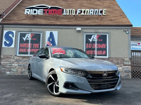 Gray 2022 HONDA ACCORD SPORT for sale in Merrillville, IN