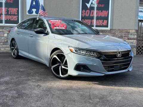 Photos of 2022 HONDA ACCORD SPORT for sale in Merrillville, IN at Ride Time Auto Finance Merrillville