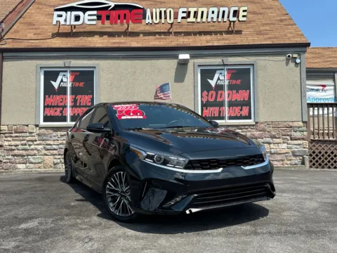 Black 2023 KIA FORTE GT-LINE PREMIUM for sale in Merrillville, IN