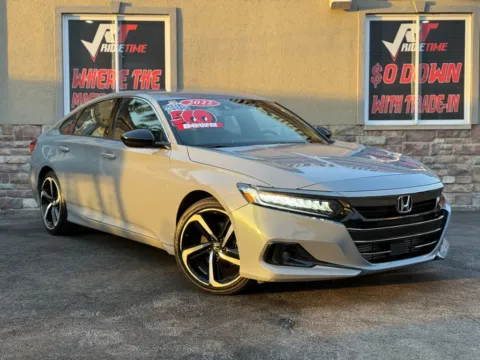 Photos of 2022 HONDA ACCORD SPORT for sale in Merrillville, IN at Ride Time Auto Finance Merrillville