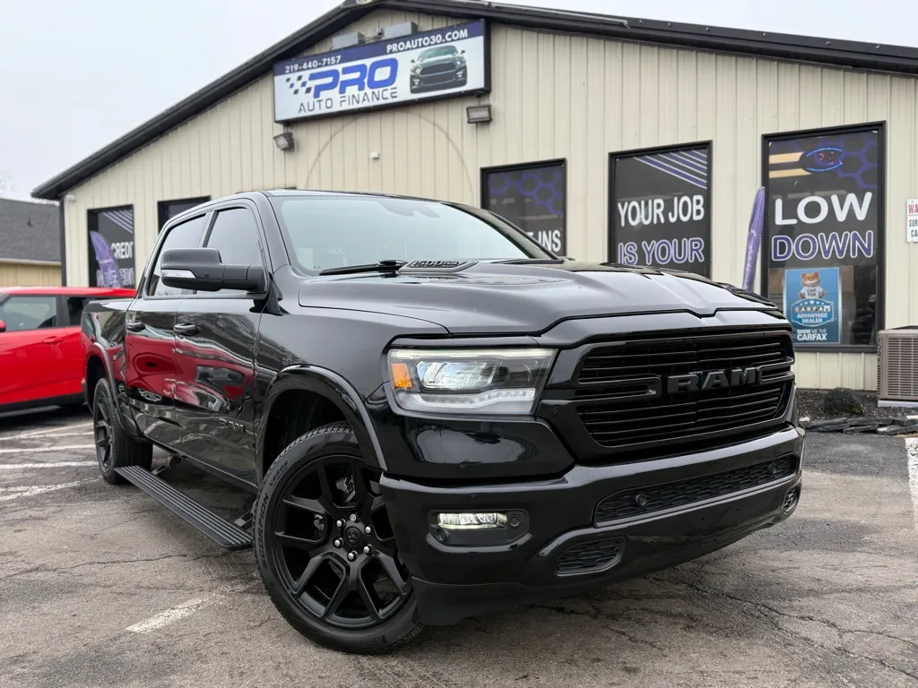 Black 2022 RAM 1500 LARAMIE for sale in Crown Point, IN
