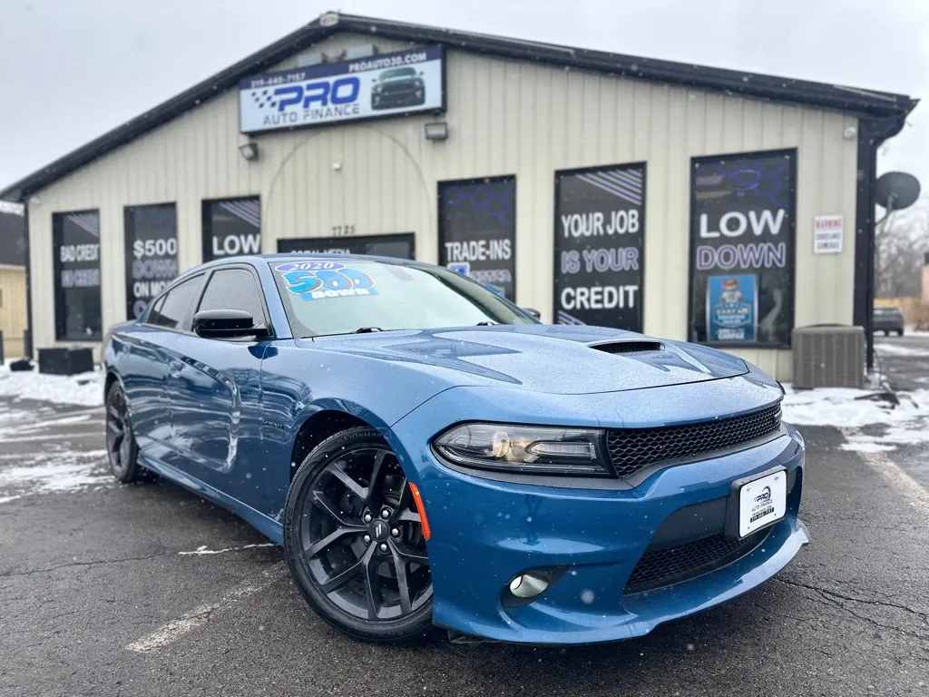 Blue 2020 DODGE CHARGER R/T for sale in Crown Point, IN