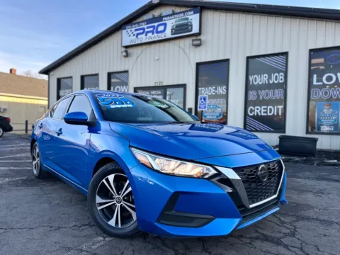 Blue 2023 NISSAN SENTRA SV for sale in Crown Point, IN