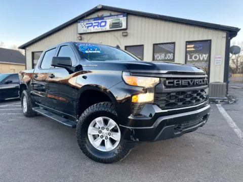 Black 2023 CHEVROLET SILVERADO 1500 WORK TRUCK for sale in Crown Point, IN