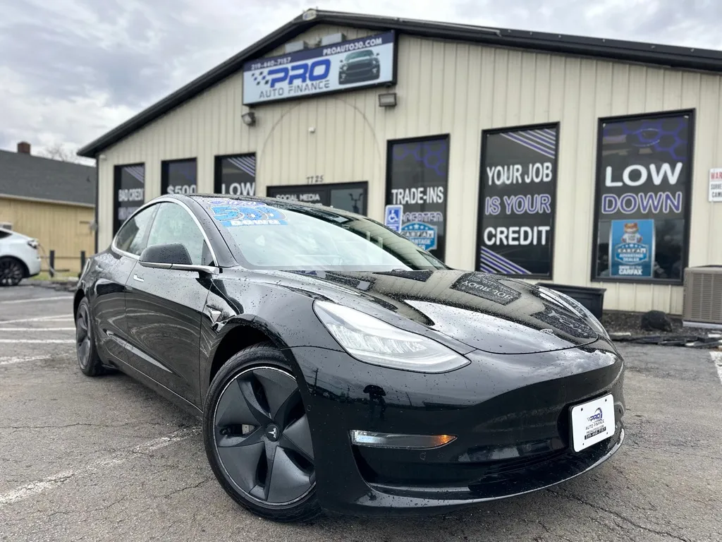 Black 2020 TESLA MODEL 3 LONG RANGE for sale in Crown Point, IN