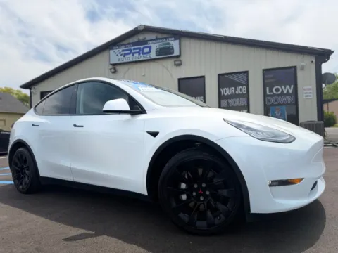 White 2020 TESLA MODEL Y LONG RANGE for sale in Crown Point, IN