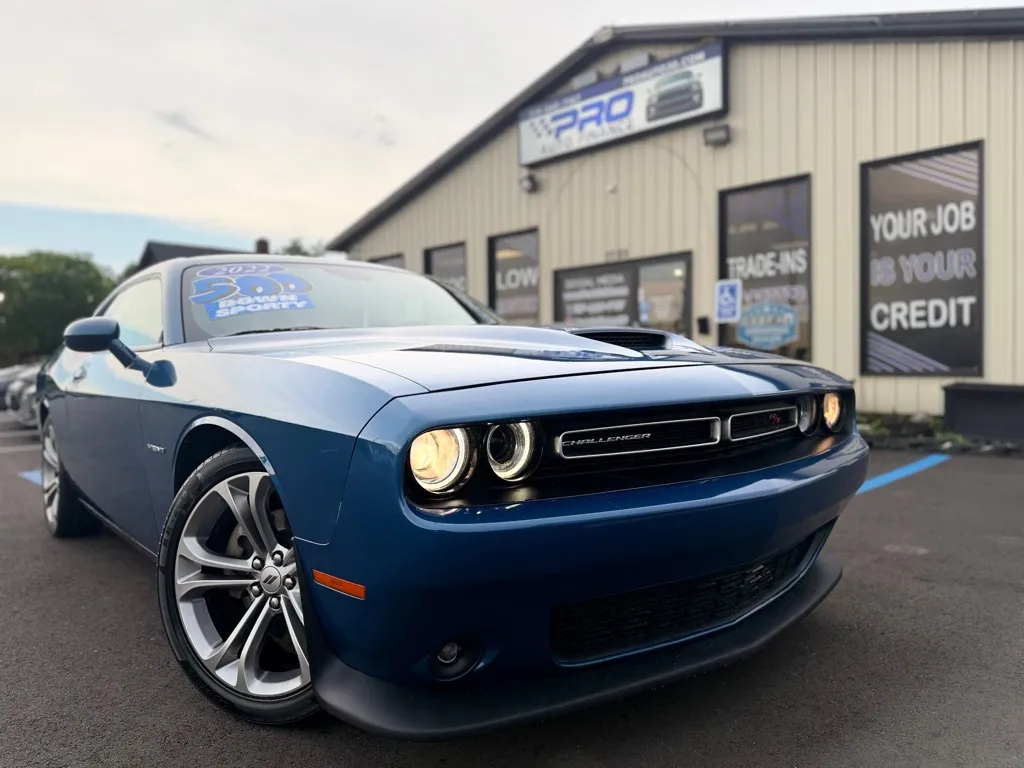 Blue 2022 DODGE CHALLENGER R/T for sale in Crown Point, IN