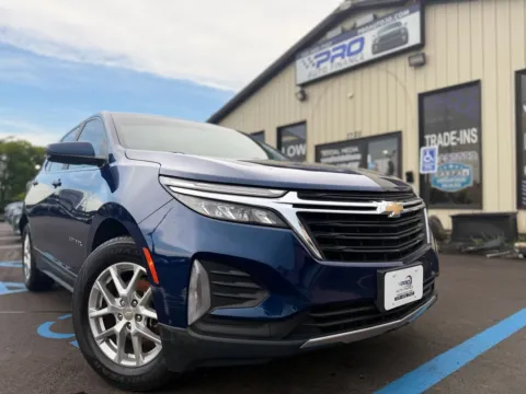 Blue 2022 CHEVROLET EQUINOX LT for sale in Crown Point, IN