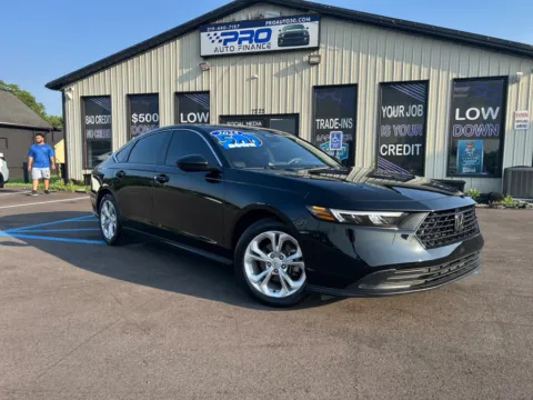 Black 2025 HONDA ACCORD LX for sale in Crown Point, IN