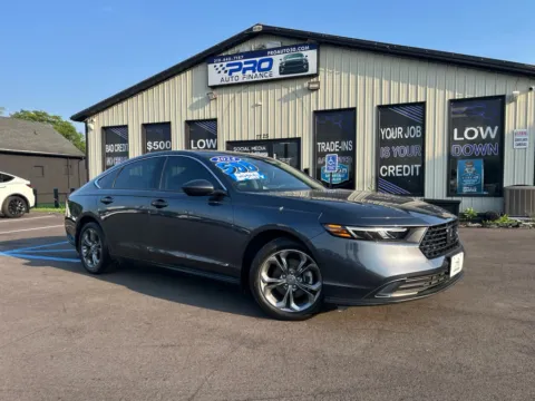 Gray 2024 HONDA ACCORD EX for sale in Crown Point, IN