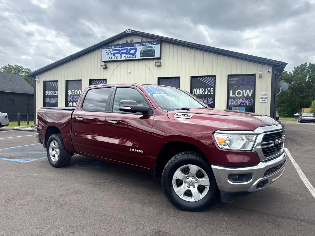 Red 2019 RAM 1500 BIG HORN for sale in Crown Point, IN