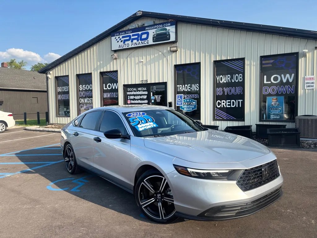 Silver 2025 HONDA ACCORD HYBRID SPORT for sale in Crown Point, IN
