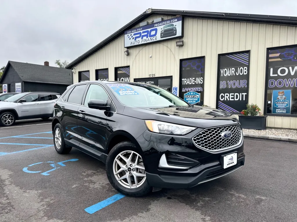 Black 2024 FORD EDGE SEL for sale in Crown Point, IN