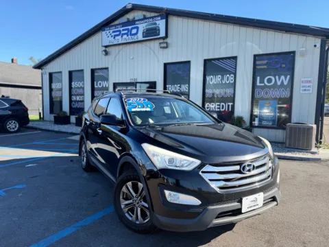 Black 2013 HYUNDAI SANTA FE SPORT 2.4L for sale in Crown Point, IN