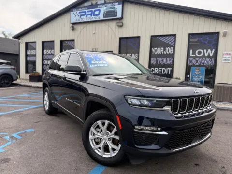 Blue 2023 JEEP GRAND CHEROKEE LIMITED for sale in Crown Point, IN